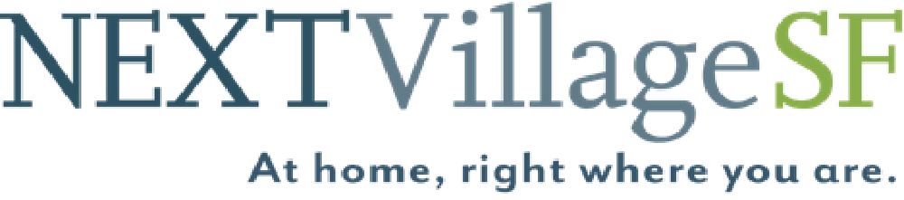 Logo of Next Village SF – At home, right where you are.
